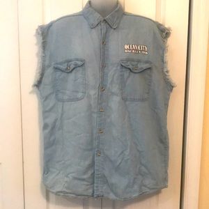 Men’s Bikewear Button-down Shirt